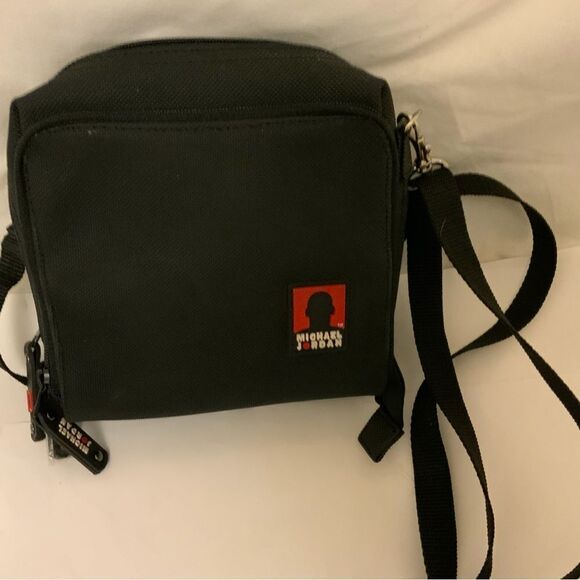 Vintage 80s Michael Jordan Jumpman Side Strap Bag Crossbody - Picture 1 of 8
